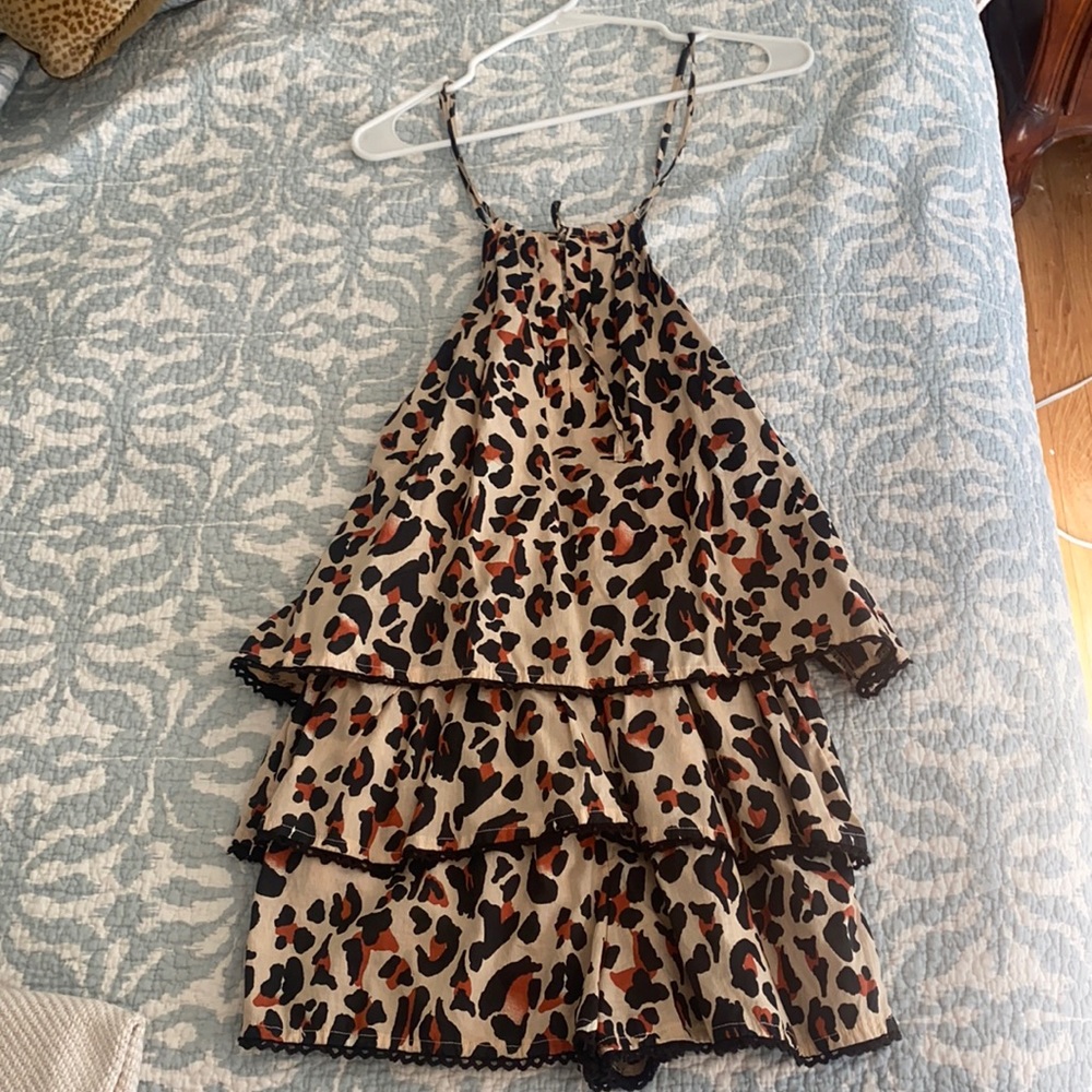 Urban outfitters cheetah romper